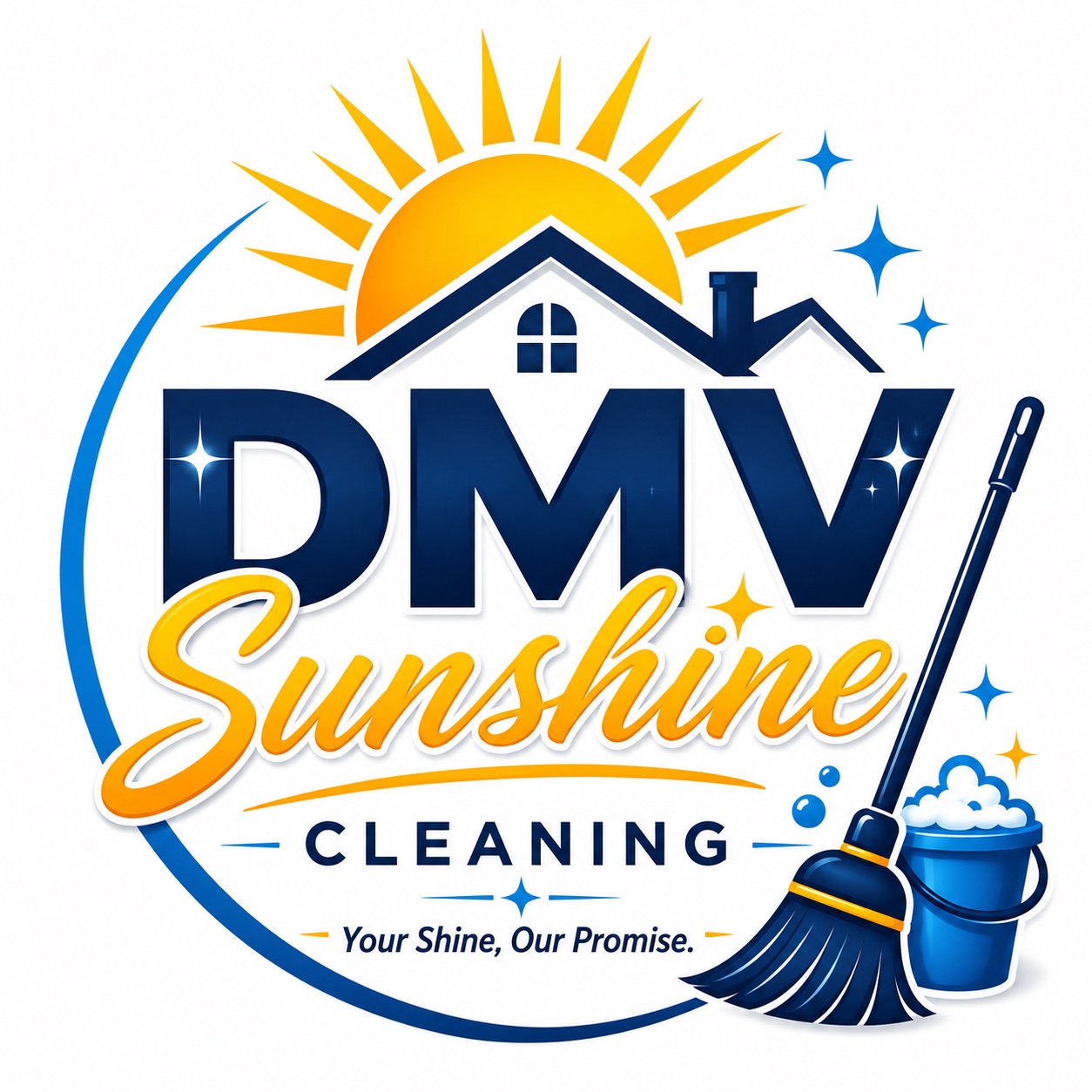 DMV Sunshine Cleaning logo